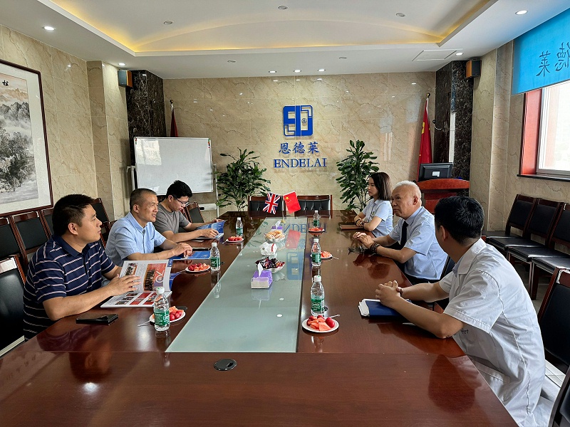 民政職業大學領導一行蒞臨恩德萊參觀交流，共探校企合作新篇章