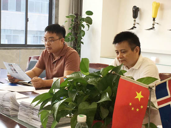 長沙市殘聯劉理一行蒞臨恩德萊湖南愛心店06
