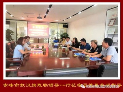敖漢旗殘聯(lián)馬理一行赴恩德萊成都公司參觀指導
