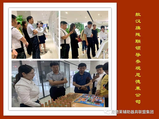 敖漢旗殘聯馬理一行赴恩德萊成都公司參觀指導03